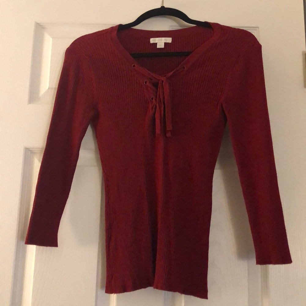 Red sweater